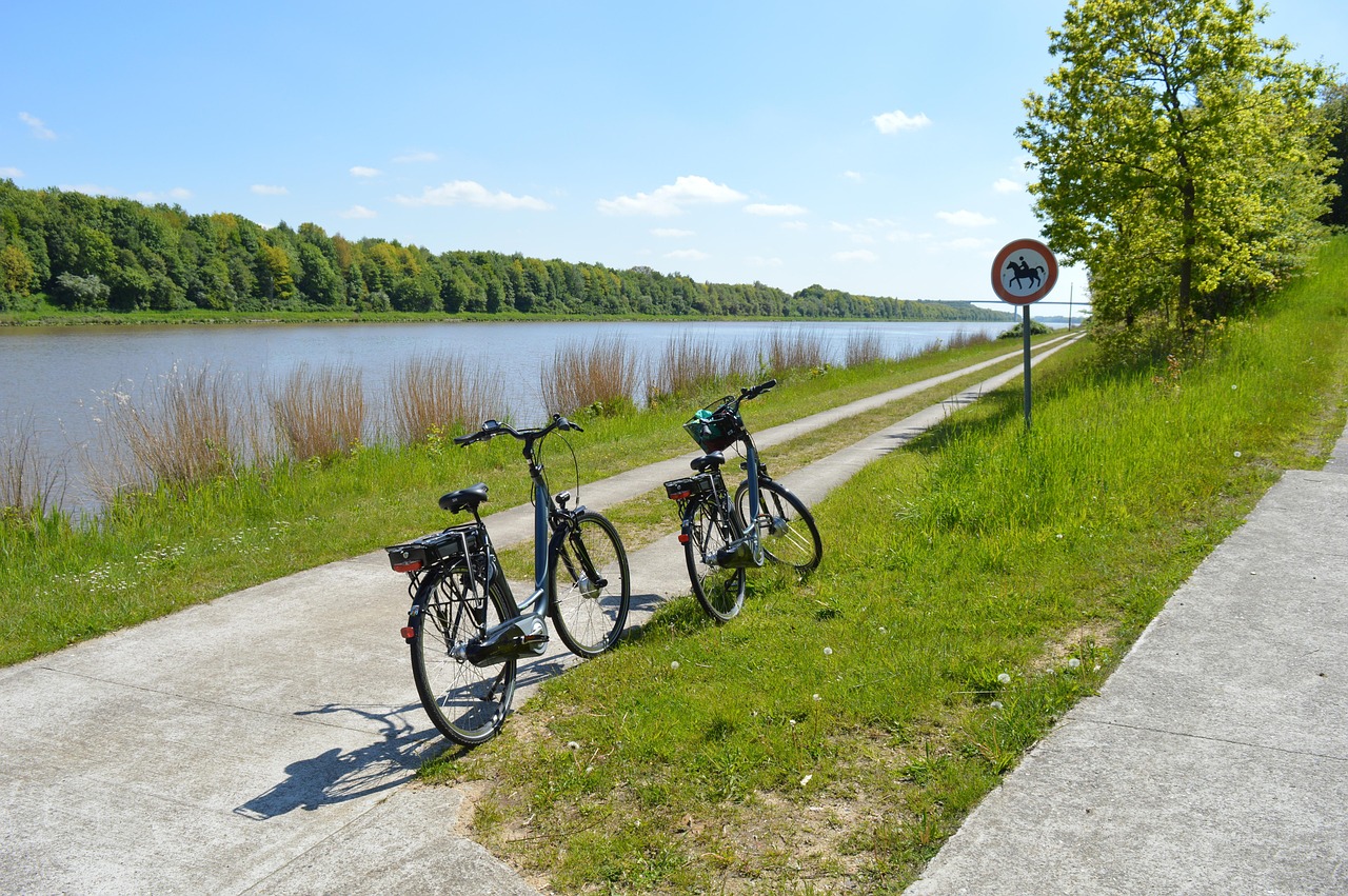 Fahrradfahren in der Stadt